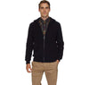 Gregor Zip Thru Jumper in Navy by Barbour - Country Club Prep