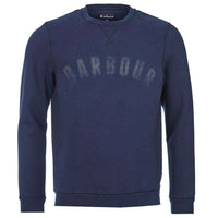 Logo Sweatshirt in Navy by Barbour - Country Club Prep