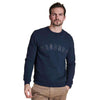 Logo Sweatshirt in Navy by Barbour - Country Club Prep