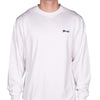 Longshanks Embroidered Crewneck Sweatshirt in White by Country Club Prep - Country Club Prep