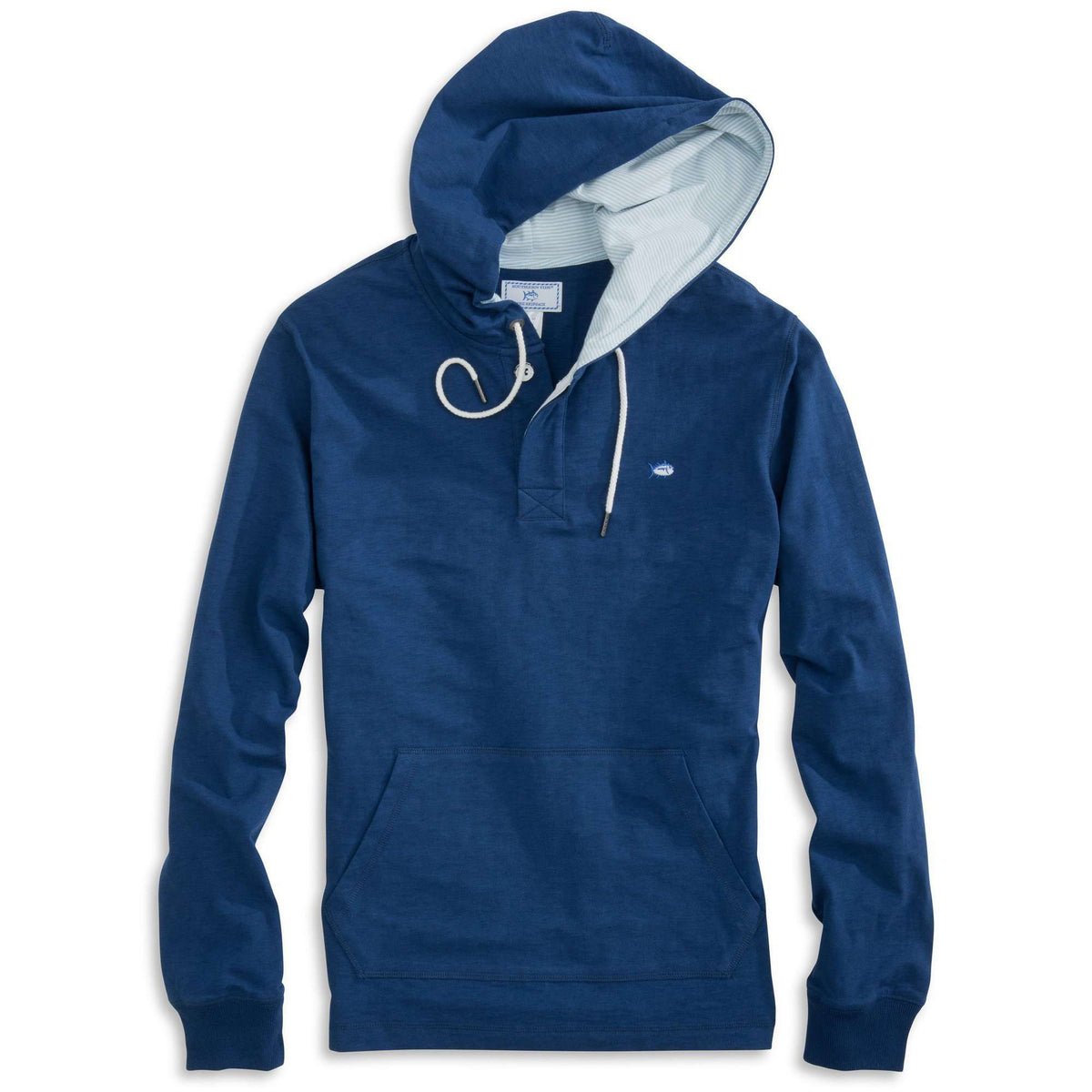 Resort Slub Hoodie in Yacht Blue by Southern Tide - Country Club Prep