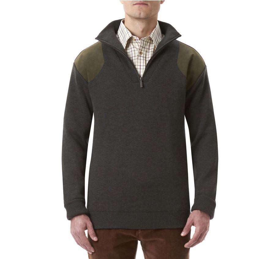 Barbour Storm Half Zip Sweater in Loden – Country Club Prep