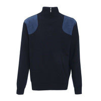 Storm Half Zip Sweater in Navy by Barbour - Country Club Prep