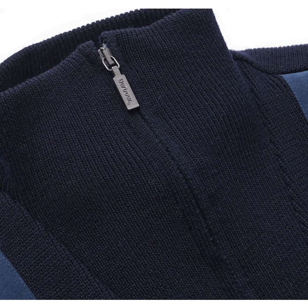 Storm Half Zip Sweater in Navy by Barbour - Country Club Prep