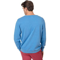 Sunkissed Upper Deck Pullover in Oasis Blue by Southern Tide - Country Club Prep