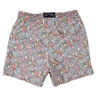 Abstract Fish Swim Trunks in Blue by Michael's - Country Club Prep