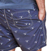 Beacon Print Swim Shorts in Navy by Barbour - Country Club Prep