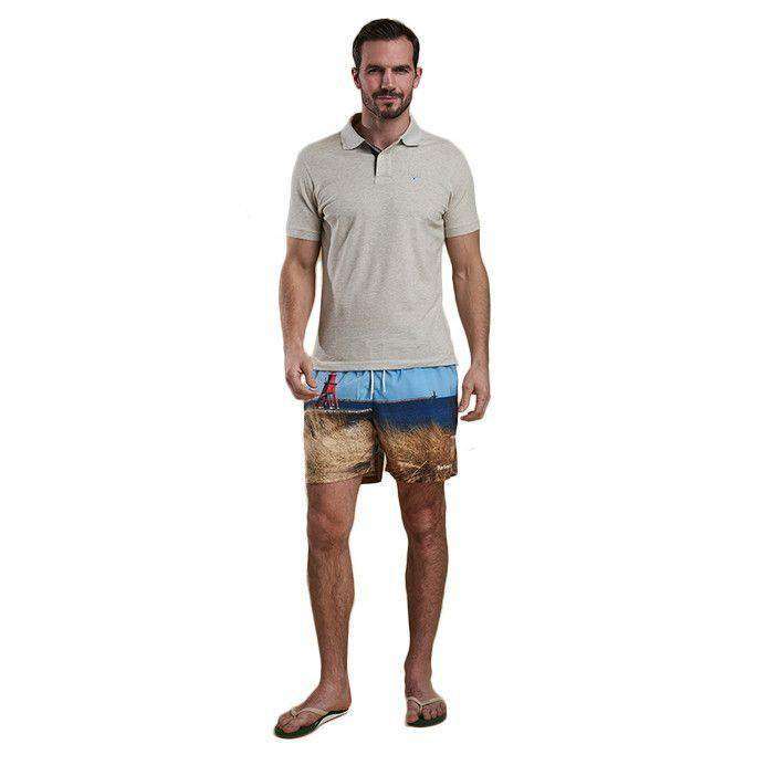Beacon Swim Shorts in Blue by Barbour - Country Club Prep