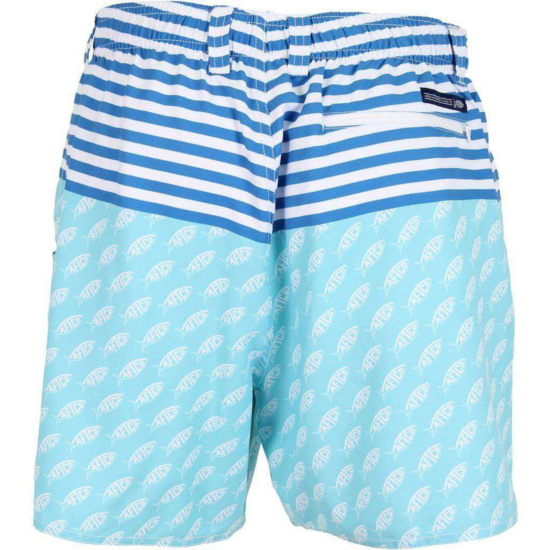 Captain Swim Trunks in Mint by AFTCO - Country Club Prep