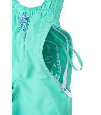 Classic Swim Trunks in Lagoon Green by Southern Tide - Country Club Prep