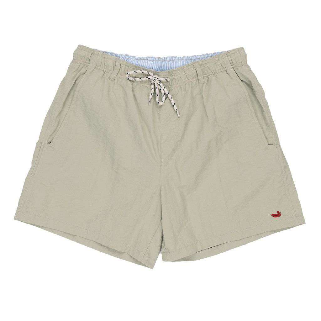 Dockside Swim Trunk in Audubon Tan by Southern Marsh - Country Club Prep