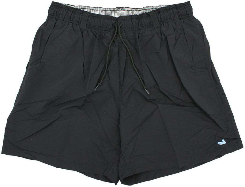 Dockside Swim Trunk in Black by Southern Marsh - Country Club Prep