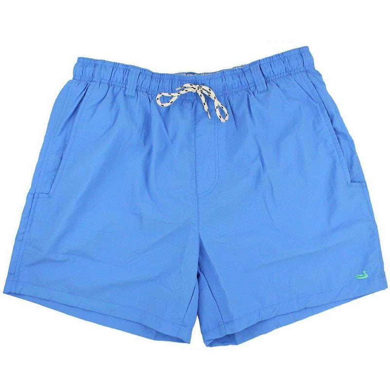 Dockside Swim Trunk in Breaker Blue by Southern Marsh - Country Club Prep