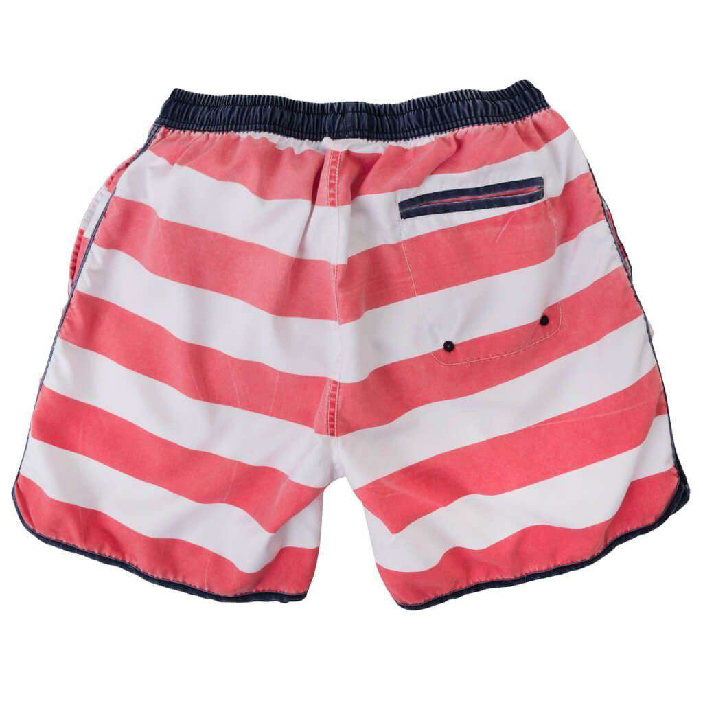 Faded American Flag Swim Trunks by Rowdy Gentleman - Country Club Prep