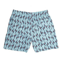 Flamingo Swim Trunks in Pool Blue by Southern Proper - Country Club Prep