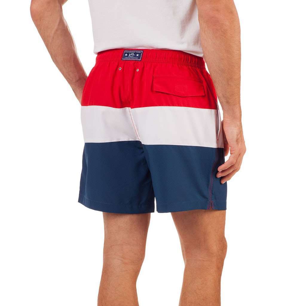 Freedom Rocks Color Block Swim Trunk by Southern Tide - Country Club Prep