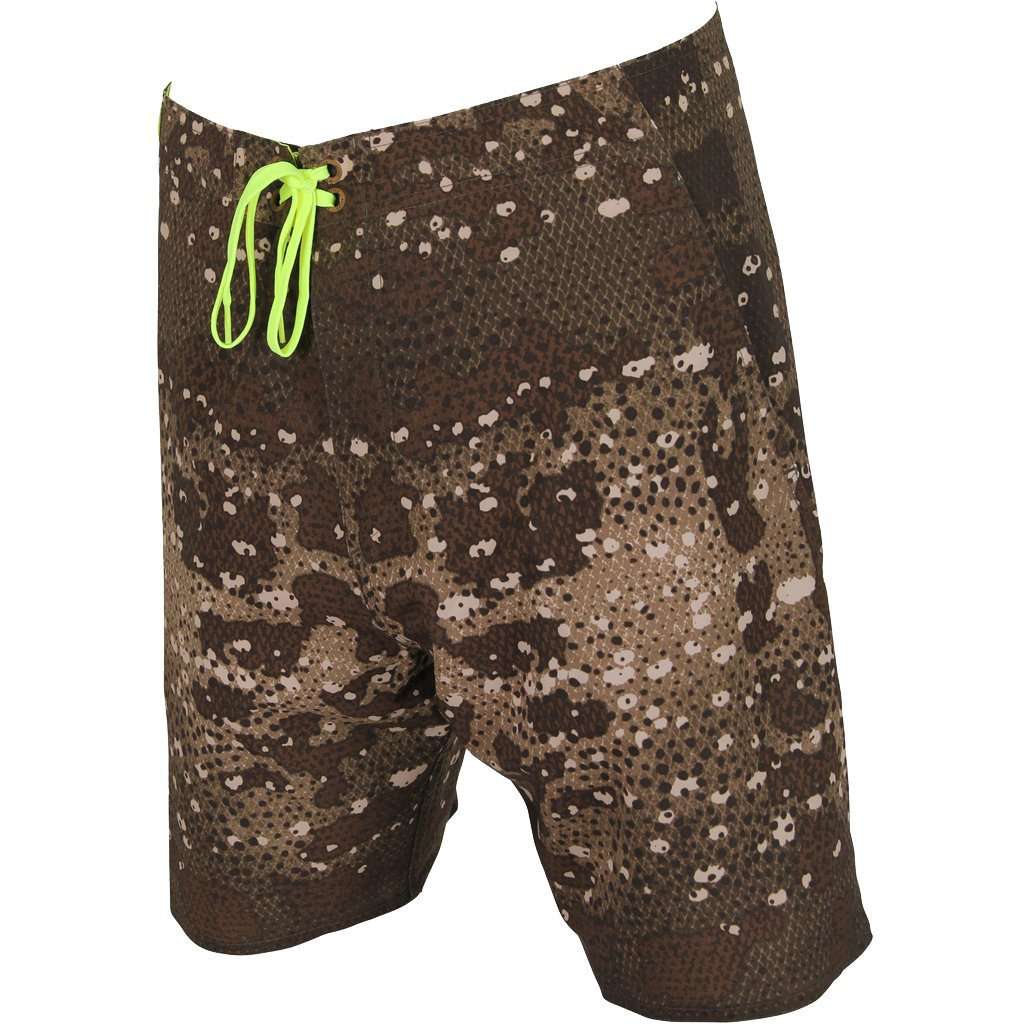 Grouper Boardshorts in Brown by AFTCO - Country Club Prep