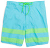 Hang Ten Swim Trunks in Turquoise Blue by Southern Tide - Country Club Prep