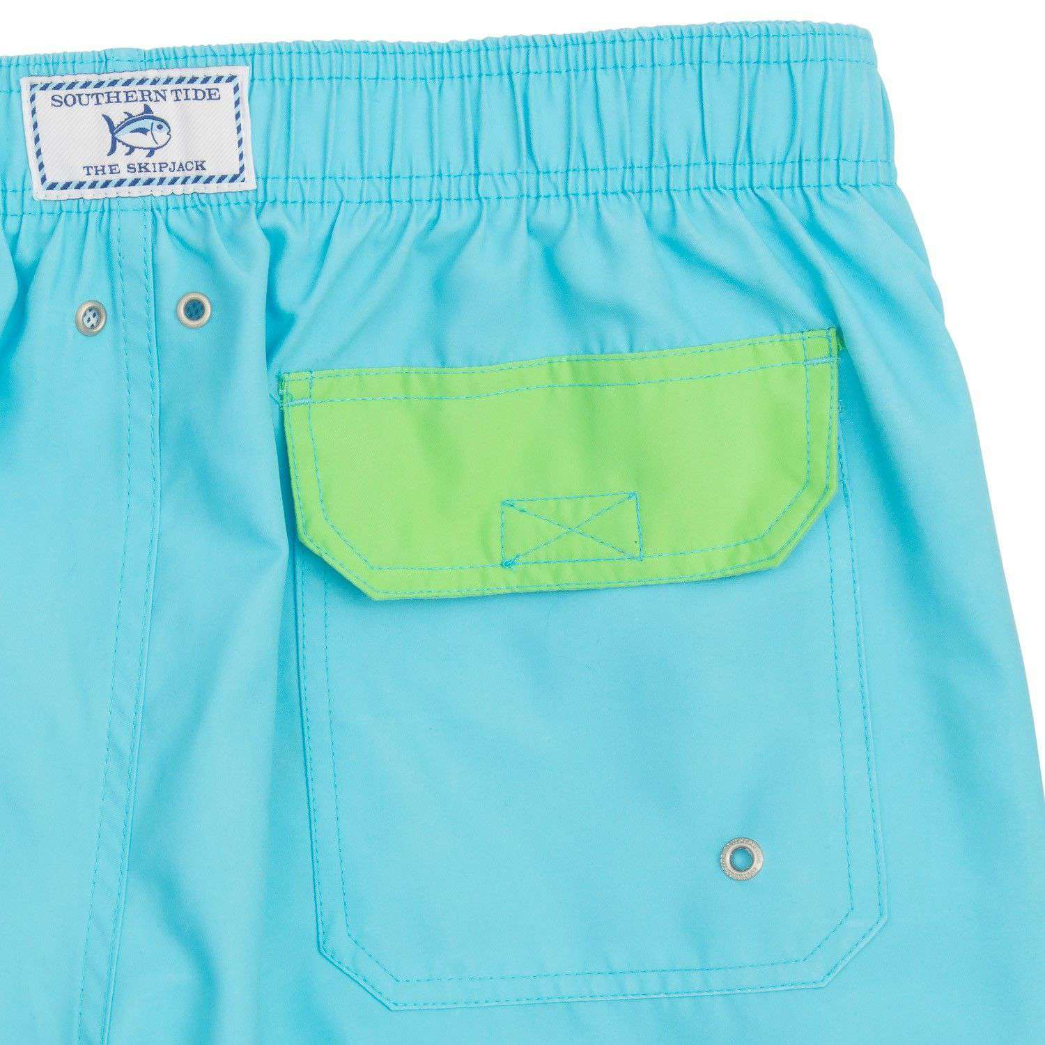Hang Ten Swim Trunks in Turquoise Blue by Southern Tide - Country Club Prep