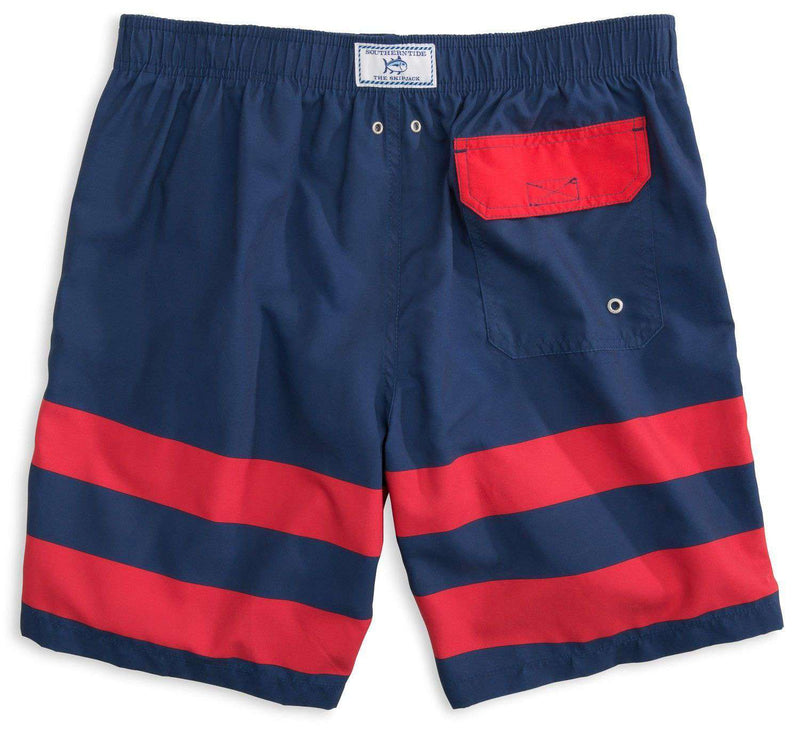 Hang Ten Swim Trunks in Yacht Blue by Southern Tide - Country Club Prep