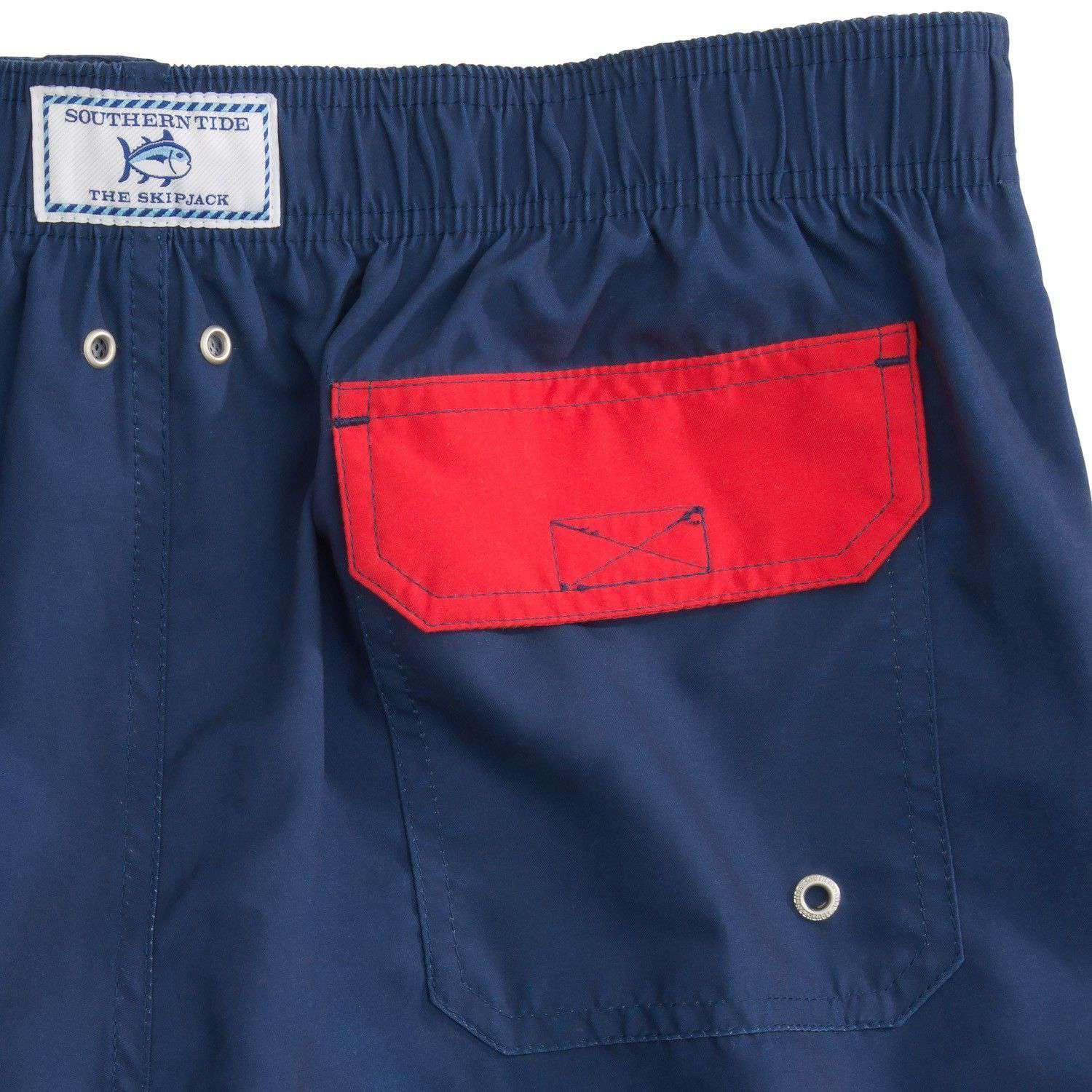 Hang Ten Swim Trunks in Yacht Blue by Southern Tide - Country Club Prep