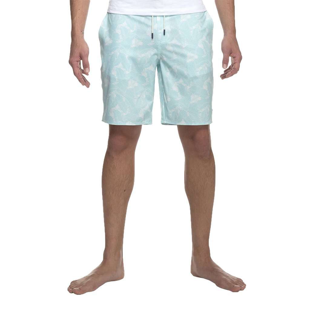 Lagoon Half Elastic Surf Shorts in Coronado by Johnnie-O - Country Club Prep