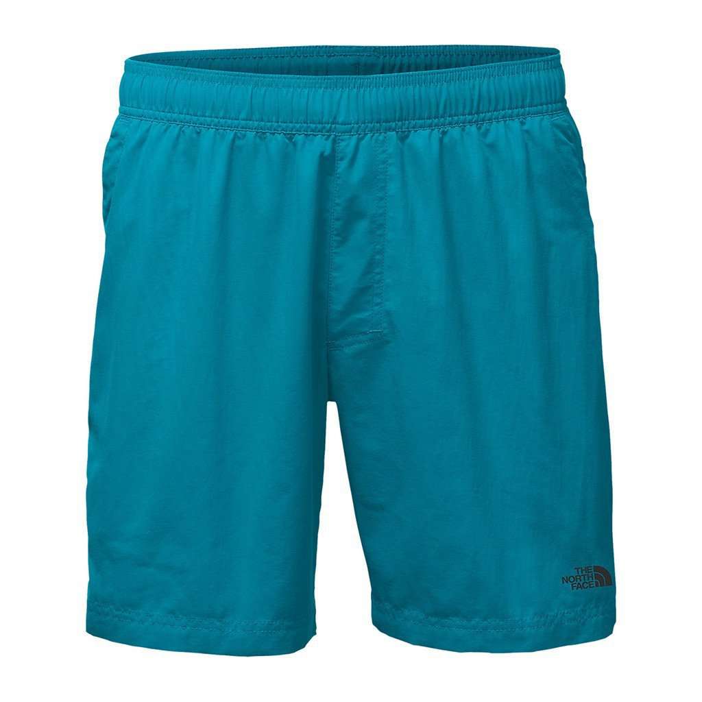 Men's 7" Class V Pull-On Trunks in Baja Blue by The North Face - Country Club Prep