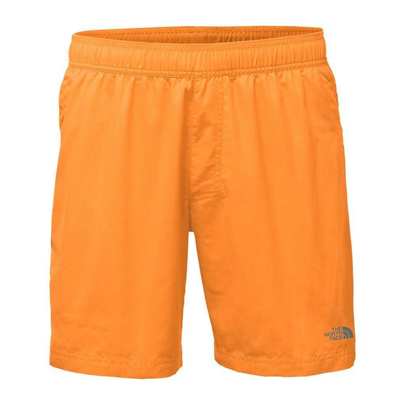 Men's 7" Class V Pull-On Trunks in Light Exuberance Orange by The North Face - Country Club Prep