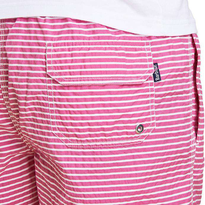 Milton Swim Shorts in Pink by Barbour - Country Club Prep