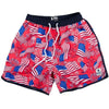 National Anthem Swim Trunks in Red by Rowdy Gentleman - Country Club Prep