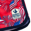 National Anthem Swim Trunks in Red by Rowdy Gentleman - Country Club Prep