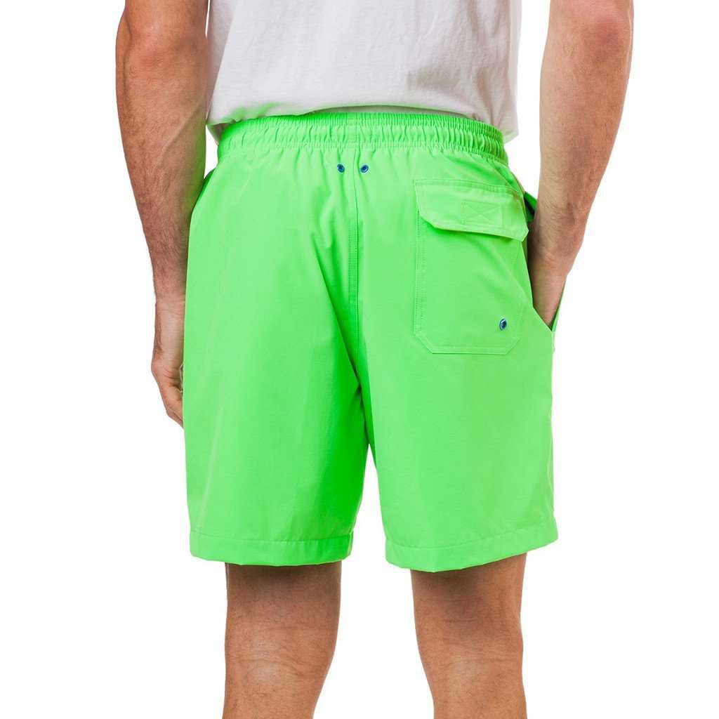 Neon Swim Trunk in Electric Lime by Southern Tide - Country Club Prep