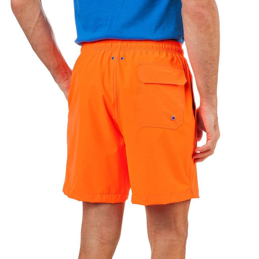 Neon Swim Trunk in Electric Orange by Southern Tide - Country Club Prep