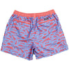 Offshore Angler Dockside Swim Trunk in Red & French Blue by Southern Marsh - Country Club Prep