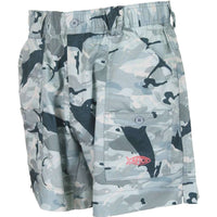 Original Fishing Shorts in Grey Camo by AFTCO - Country Club Prep