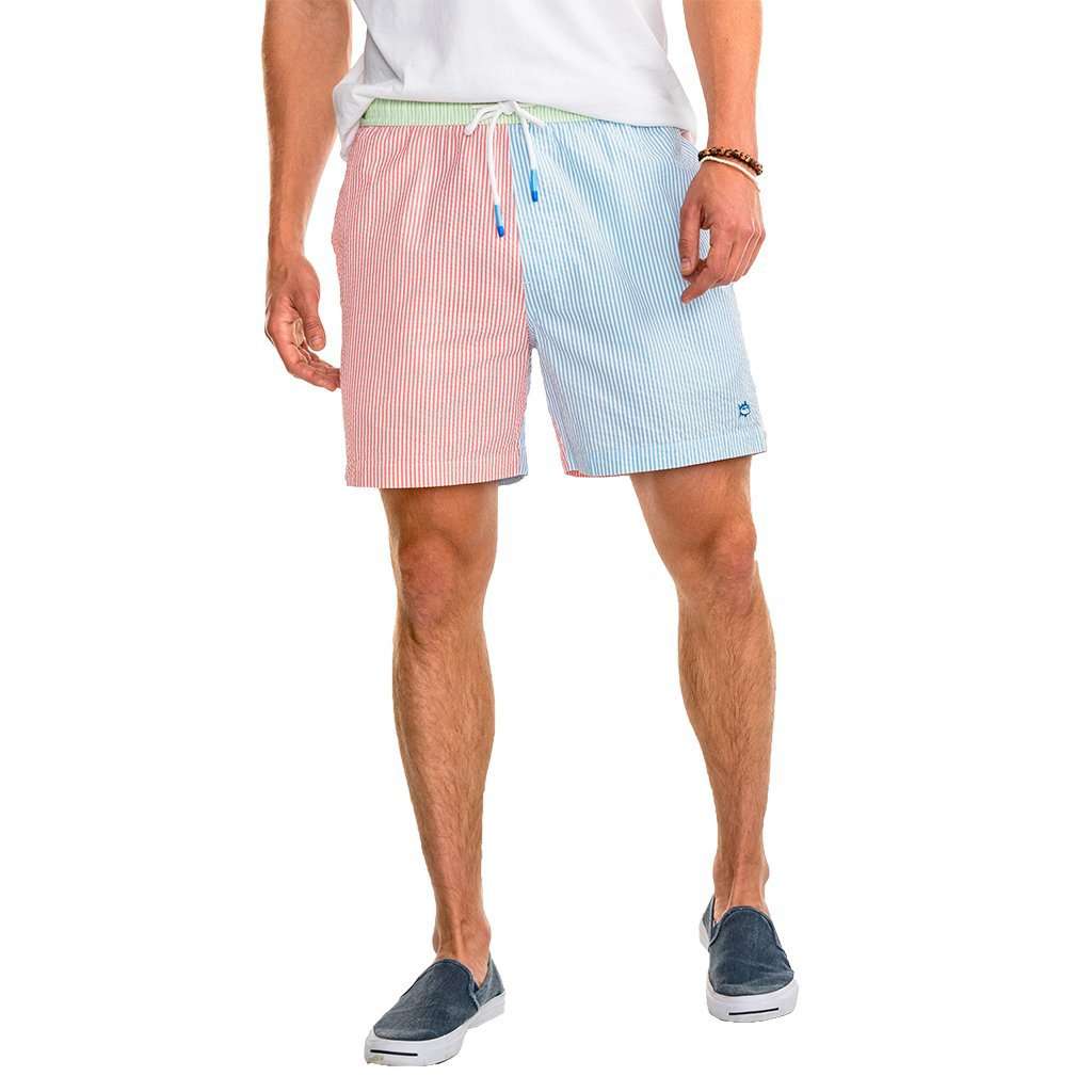 Party Seersucker Swim Trunk by Southern Tide - Country Club Prep