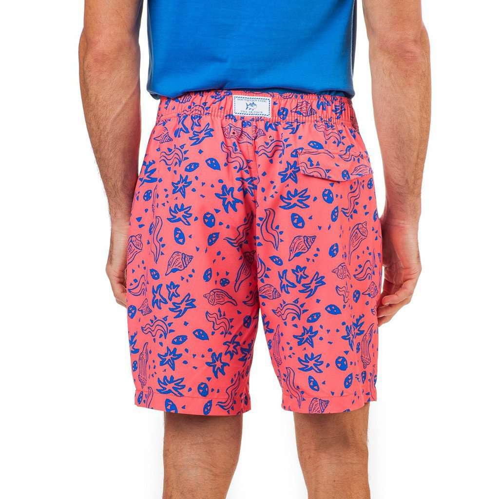 Sea Party Water Short in Sunset Coral by Southern Tide - Country Club Prep