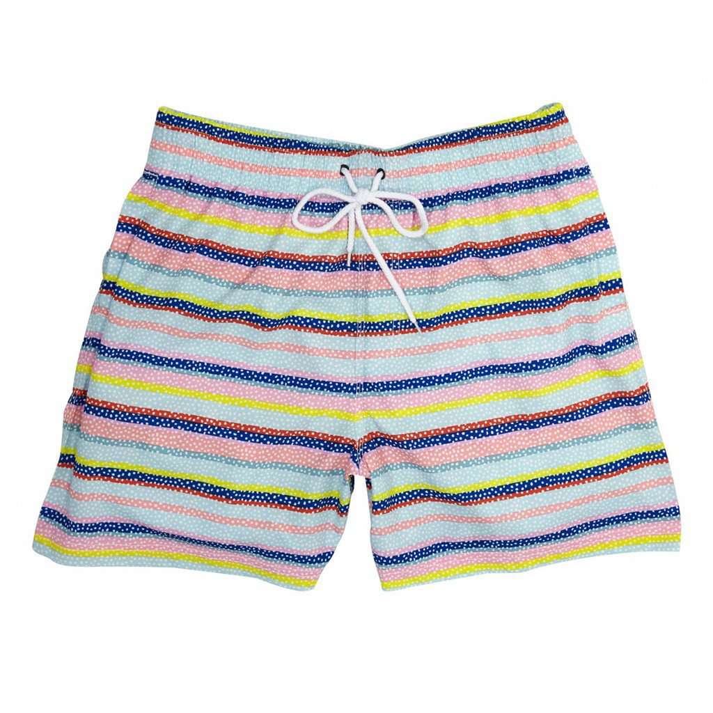 Seaside Multi Colored Swim Trunks by Southern Proper - Country Club Prep