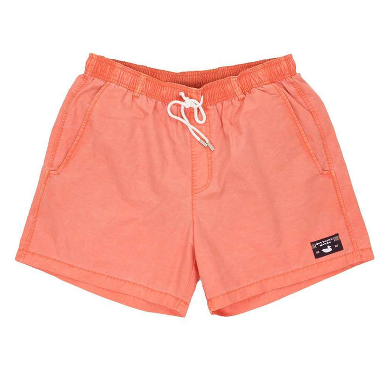 SEAWASH™ Shoals Swim Trunk in Coral by Southern Marsh - Country Club Prep