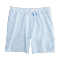 Seersucker Swim Trunk in Ocean Channel by Southern Tide - Country Club Prep