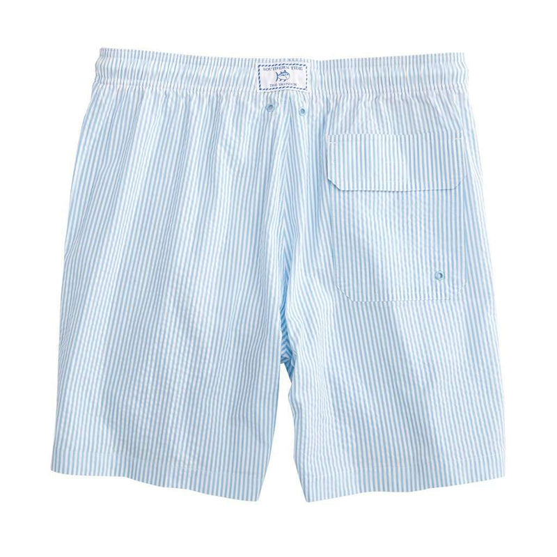 Seersucker Swim Trunk in Ocean Channel by Southern Tide - Country Club Prep