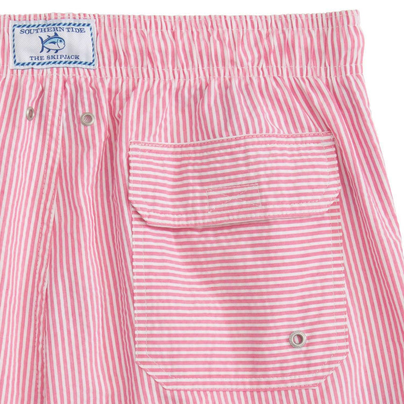 Seersucker Swim Trunks in Pink by Southern Tide - Country Club Prep