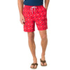 Show Your Stripes Swim Trunk in Red by Southern Tide - Country Club Prep