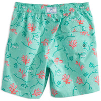 Skipjack Coral Swim Trunk in Aqua by Southern Tide - Country Club Prep