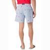 Skipjack Embroidered Seersucker Swim Trunk in Blue by Southern Tide - Country Club Prep