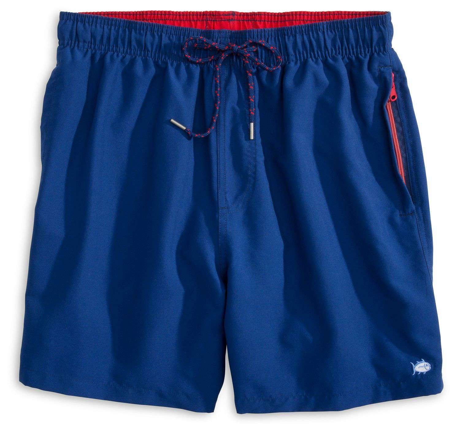 Solid Swim Trunks in Yacht Blue by Southern Tide - Country Club Prep