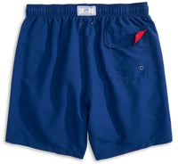 Solid Swim Trunks in Yacht Blue by Southern Tide - Country Club Prep