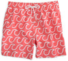 Surfs Up Swim Trunks in Sunset Red by Southern Tide - Country Club Prep