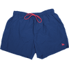 The Dock Dog Swim Trunk in Navy w/ Red Trim by Over Under Clothing - Country Club Prep