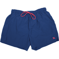 The Dock Dog Swim Trunk in Navy w/ Red Trim by Over Under Clothing - Country Club Prep